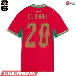 Lacne Ženy Futbalové dres Maroko Ayoub El Kaabi #20 MS 2026 Krátky Rukáv - Domáci